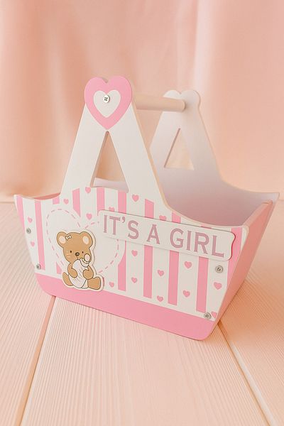 seasons box Baby Cute Wooden Baby Gift Basket