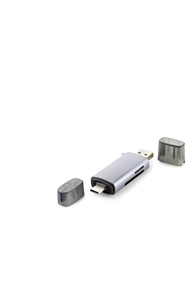 Leyaton Lwlhmrs-Ieg Ieg ™   Card Reader Usb3.0 + Type-C All in One Gray Hdx7031