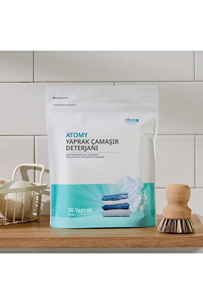 Atomy Yaprak Çamaşır Deterjanı 30'lu - Yeni Nesil Pratik ve Güçlü Temizlik