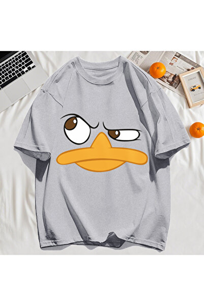 StartMore Y2K Vintage T-Shirt Tee Cute and Interesting Cartoon Duck Print