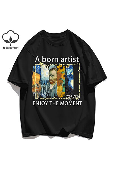 StartMore Y2k Vintage T-shirt Tee مجموعة نصية للرسم الزيتي