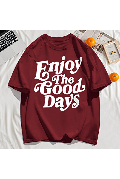 StartMore تي شيرت Y2k Vintage تي شيرت استمتع باليوم الجيد بطباعة الحروف