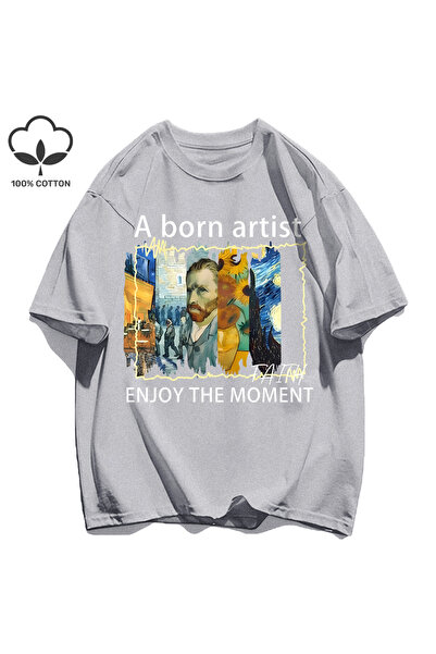 StartMore Y2k Vintage T-shirt Tee مجموعة نصية للرسم الزيتي