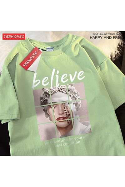 StartMore Y2K Vintage t Shirt Tee Be Brave and Be Yourself Believe Best Condition