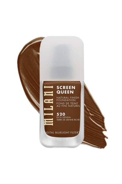 MILANI كريم أساس سائل من سكرين كوين - لون سيينا غني 30 مل