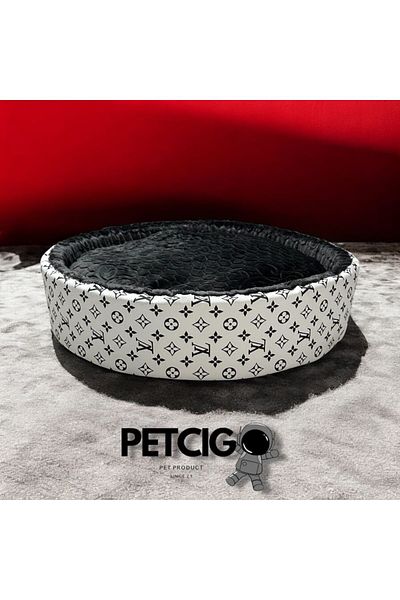 PETCIGO Luxury Cat and Dog Bed White 65 X 15 cm Large Size