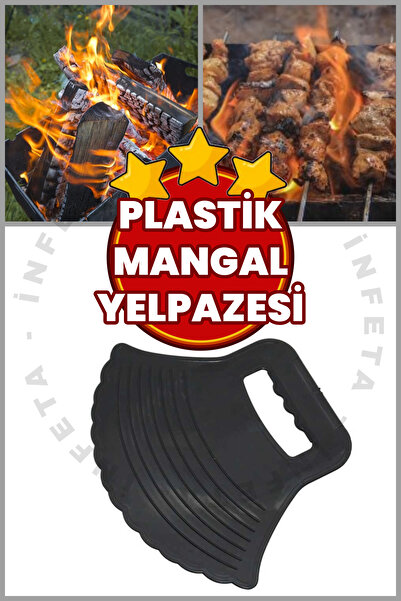 İnfeta Siyah Mangal Yelpazesi 23x29 cm