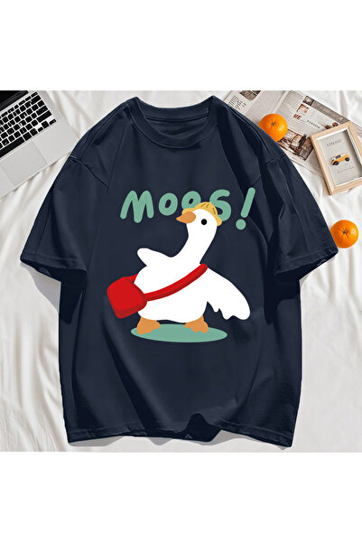 StartMore Y2K Vintage T-Shirt Tee Cute Cartoon Bag Duck Pattern