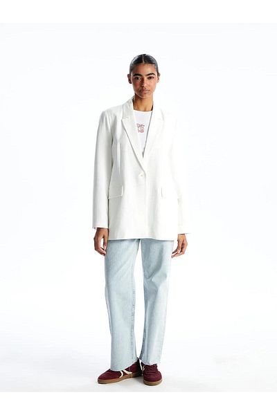 LC Waikiki Γυναικείο μπουφάν Xside Linen Blazer (S5)