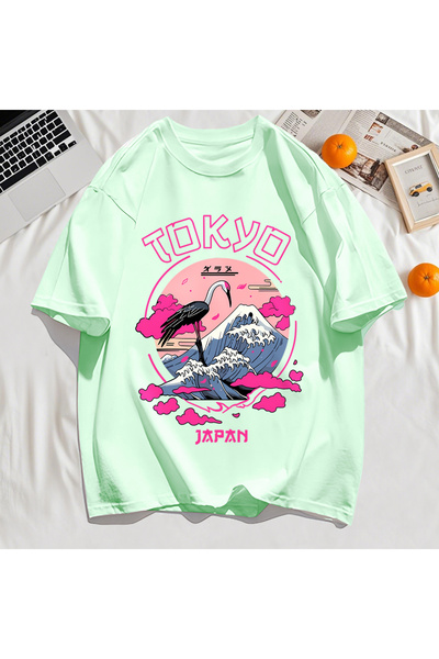 StartMore تي شيرت Y2k Vintage تي شيرت طوكيو اليابان نمط هاراجوكو الدبابة
