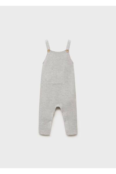 MANGO Baby Uzun triko salopet