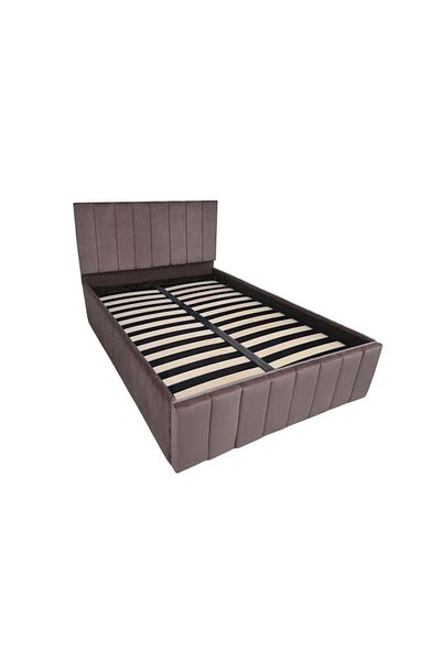 mobila ultra Double Upholstered Bed Confort Plus, 200/200 cm, Brown