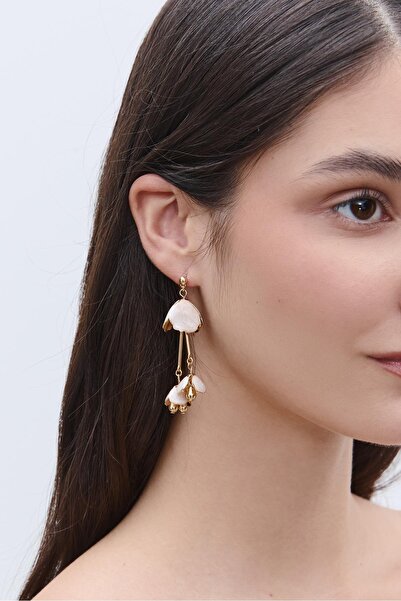 Stradivarius 2'li çiçek küpe seti