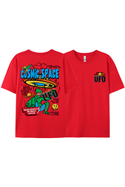 StartMore تي شيرت Y2k Vintage تي شيرت الفضاء الكوني UFO
