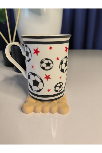 Mutu Store 4-Piece Petibor Biscuit Shaped Coasters