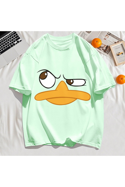 StartMore Y2K Vintage T-Shirt Tee Cute and Interesting Cartoon Duck Print