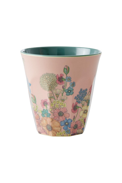 RICE Melamin Bardak - Pembe Çiçek