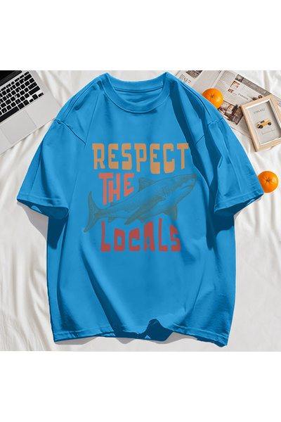 StartMore Y2K Vintage T-Shirt Tee Vintage Locals Sharks Homage Print