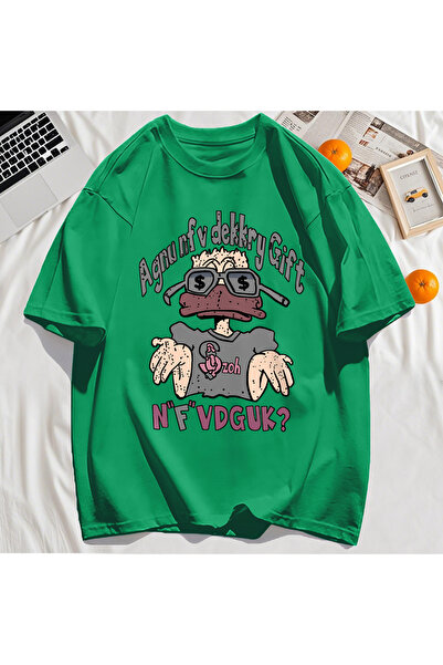 StartMore تي شيرت Y2k Vintage تي شيرت مطبوع عليه رجل يرتدي نظارات