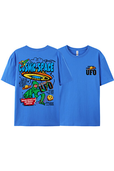 StartMore تي شيرت Y2k Vintage تي شيرت الفضاء الكوني UFO
