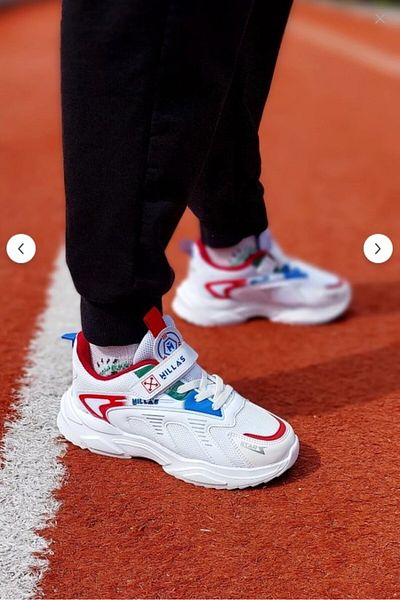 AlbiShoes Unisex Băiat Copil Fată Copil Velcro Moale Ușoare Talpă confortabilă Pantofi sport