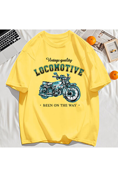 StartMore Y2K Vintage T-Shirt Tee Vintage Quality Locomotive Printed