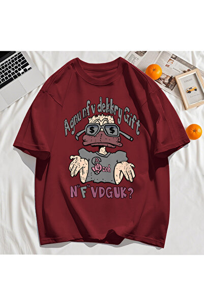 StartMore تي شيرت Y2k Vintage تي شيرت مطبوع عليه رجل يرتدي نظارات