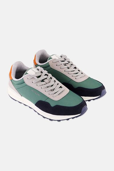 Nordland Men Brand Logo Lace Up Outdoor Shoes, Multicolor