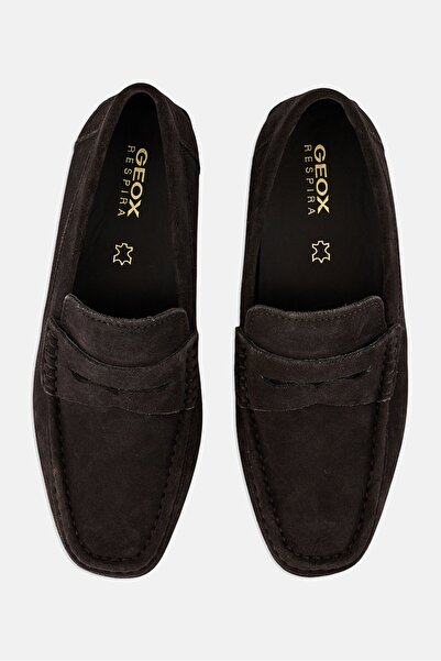 Geox Men U KOSMOPOLIS GRIP Slip On Loafers, Mud Grey