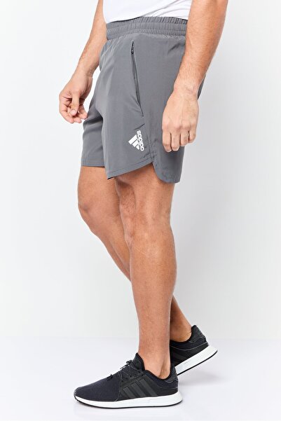 adidas Men 7 Inseam Sportswear Fit Training Shorts, Grey
