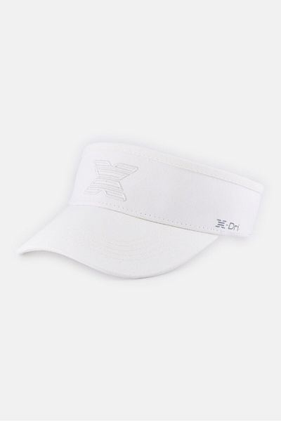 RBX Men Embroidered Logo Visor Cap, White
