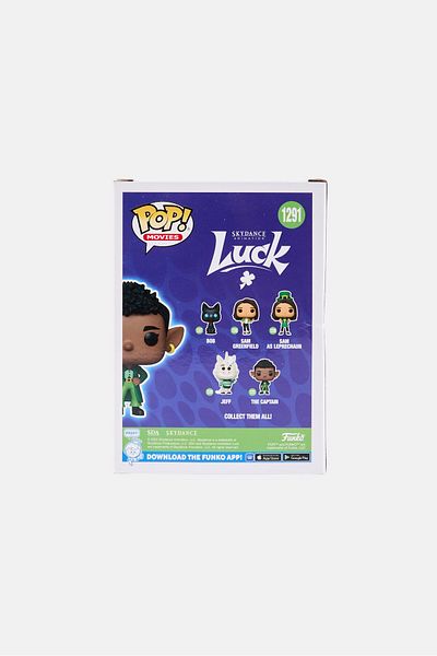 Funko Pop Movies 1291 Sky Animation Luck The Captain Vinyl Figure