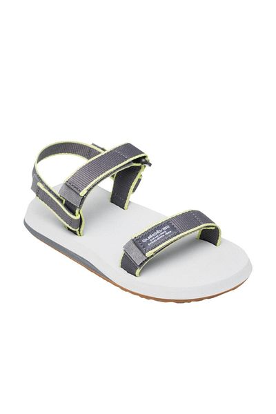 Quiksilver Monkey Caged Boy's Gray Slippers Boy's Slippers Aqbl100337