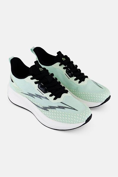 RBX Women Mesh Lace Up Running Shoes, Lime Green