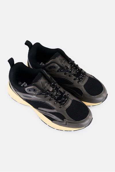 RBX Men Lace Up Training Shoes, Black