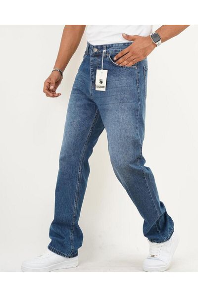 Z1MAN Blue Baggy Pants