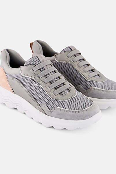 Geox Women D Spherica Slip On Sneaker, Grey