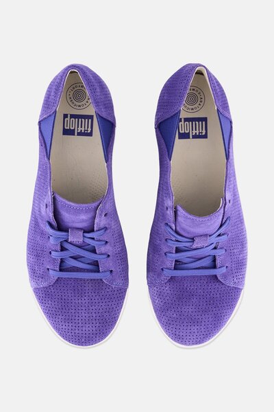 Fitflop Women F Sporty Lace Up Sneaker, Purple