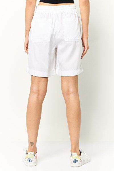Tommy Hilfiger Women Plain Basic Shorts, White