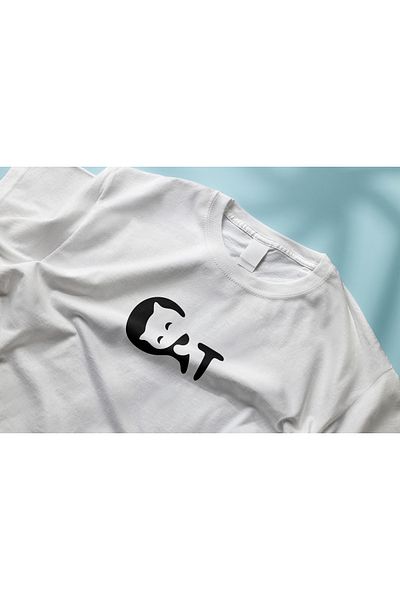 YEACHY Unisex Funny Cat printed T-shirt