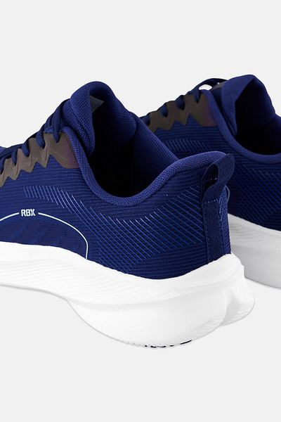 RBX Men Brand Logo Lace Up Training Shoes, Navy