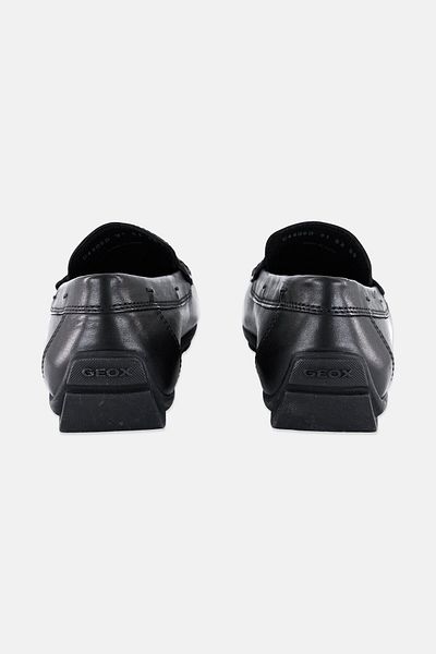 Geox Men U Moner Slip On Casual Shoes, Black