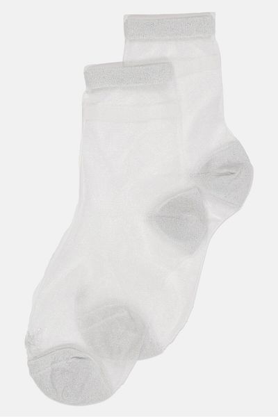 Puma Women Textured Socks, Silver
