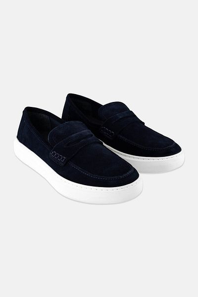 Geox Men U Deiven C Slip On Loafers, Navy