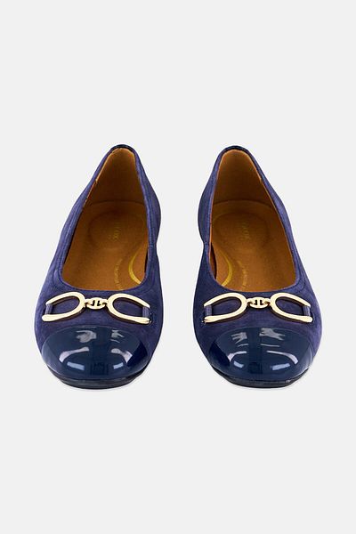 Geox Women D Annytha Slip on Flat shoes, Navy