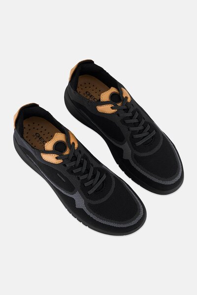 Geox Men Aerantis Lace Up Sneaker Shoes, Multicolor