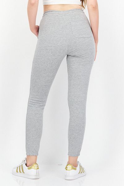 Don't Call Me Jennyfer Women Regular Leg Heather Jogger Pants, Chine Grey