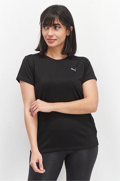 Puma Women Sportswear Fit Short Sleeve T Shirt, Black