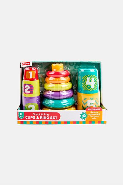 playhut Stacking And Play Cups And Ring Set