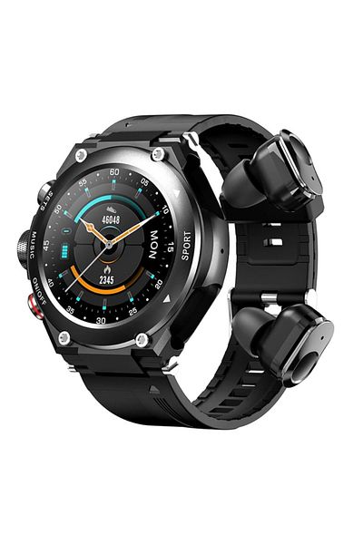 USSPY Smartwatch with built-in Bluetooth headphones, 3 in 1, USSPY
